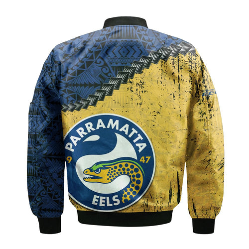 parramatta-eels-bomber-jacket-grunge-polynesian-tattoo-nrl