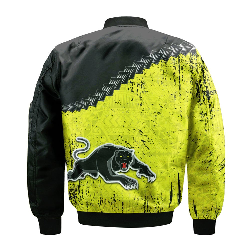 penrith-panthers-bomber-jacket-grunge-polynesian-tattoo-nrl
