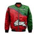 south-sydney-rabbitohs-bomber-jacket-grunge-polynesian-tattoo-nrl