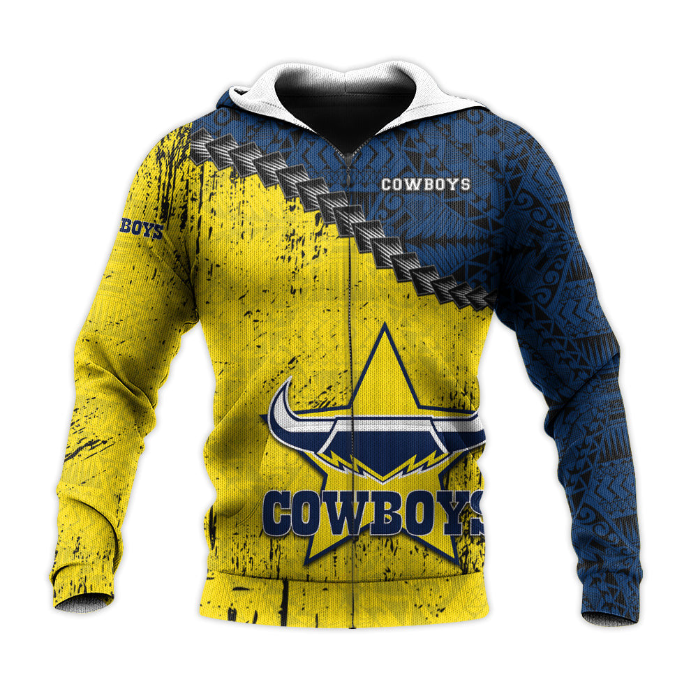 north-queensland-cowboys-hoodie-grunge-polynesian-tattoo-nrl