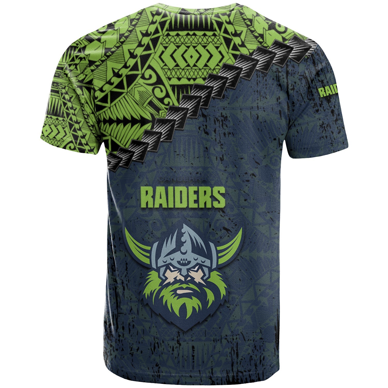 canberra-raiders-t-shirt-grunge-polynesian-tattoo-nrl