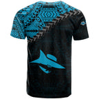 cronulla-sutherland-sharks-t-shirt-grunge-polynesian-tattoo-nrl