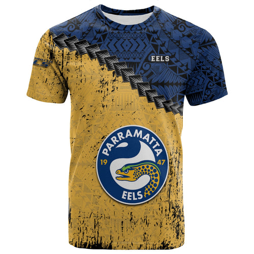 parramatta-eels-t-shirt-grunge-polynesian-tattoo-nrl