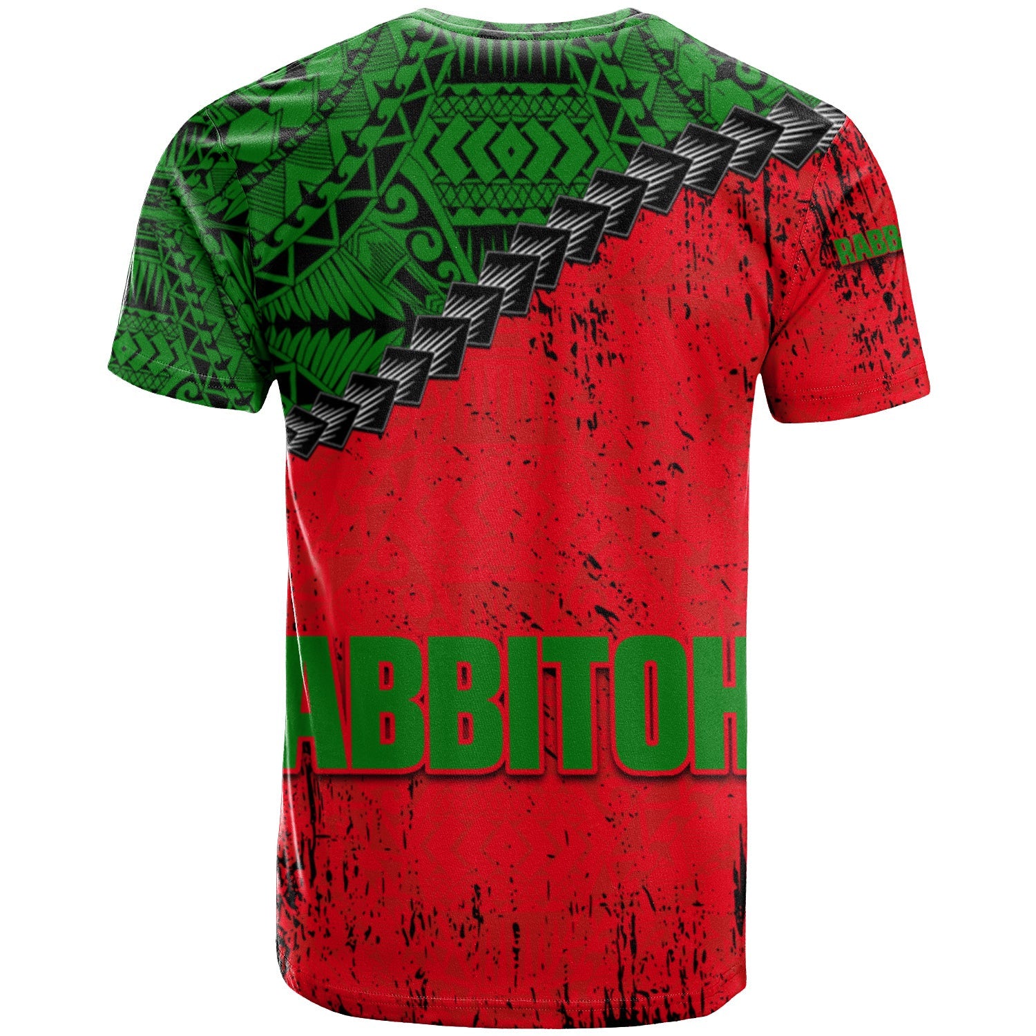 south-sydney-rabbitohs-t-shirt-grunge-polynesian-tattoo-nrl