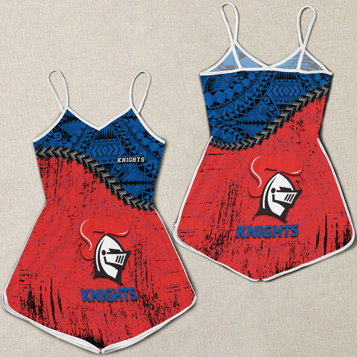newcastle-knights-womens-romper-grunge-polynesian-tattoo-nrl