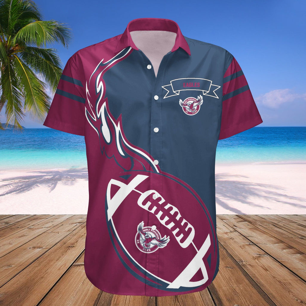 manly-warringah-sea-eagles-hawaii-shirt-flame-ball-nrl