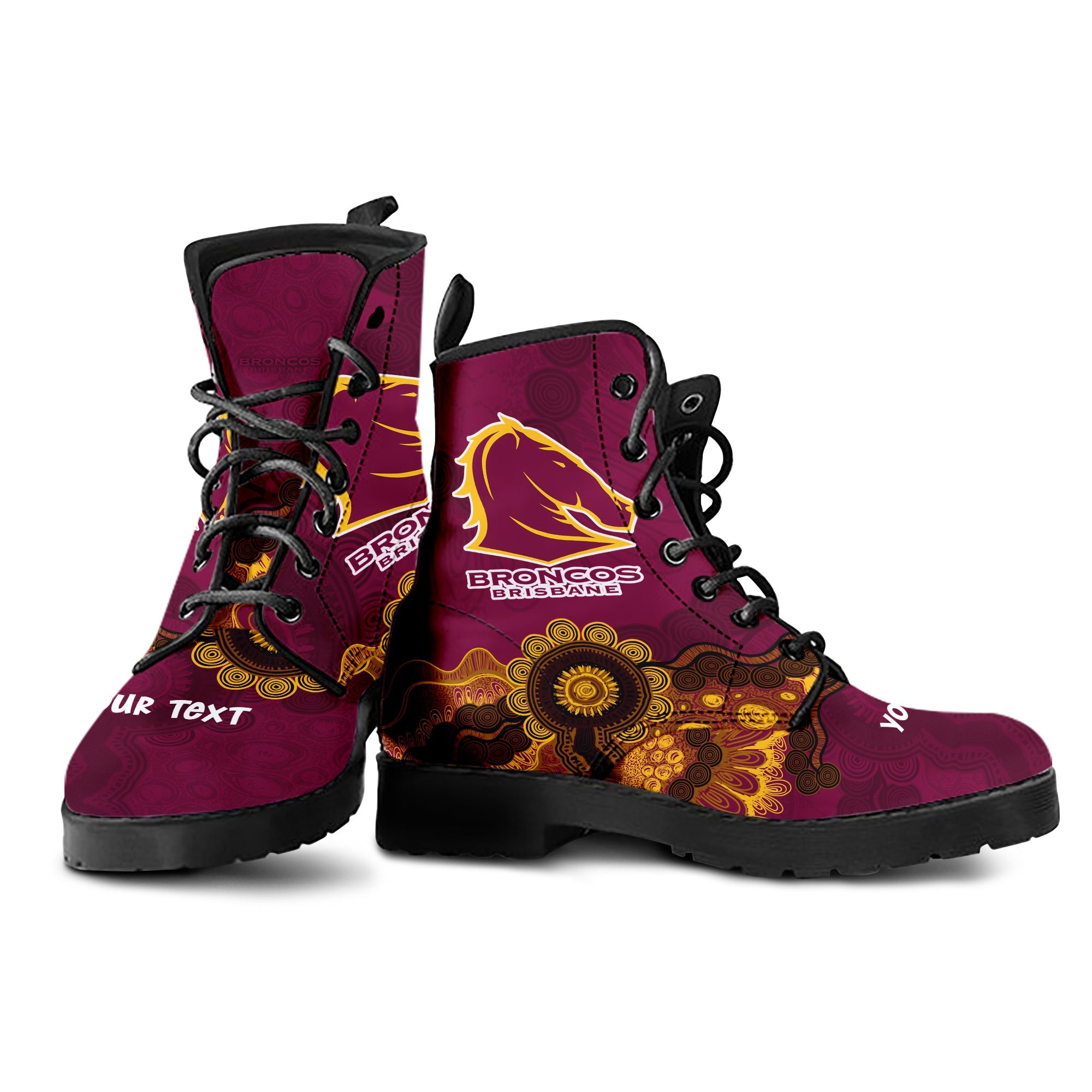 brisbane-broncos-aboriginal-leather-boots-indigenous-style-nrl