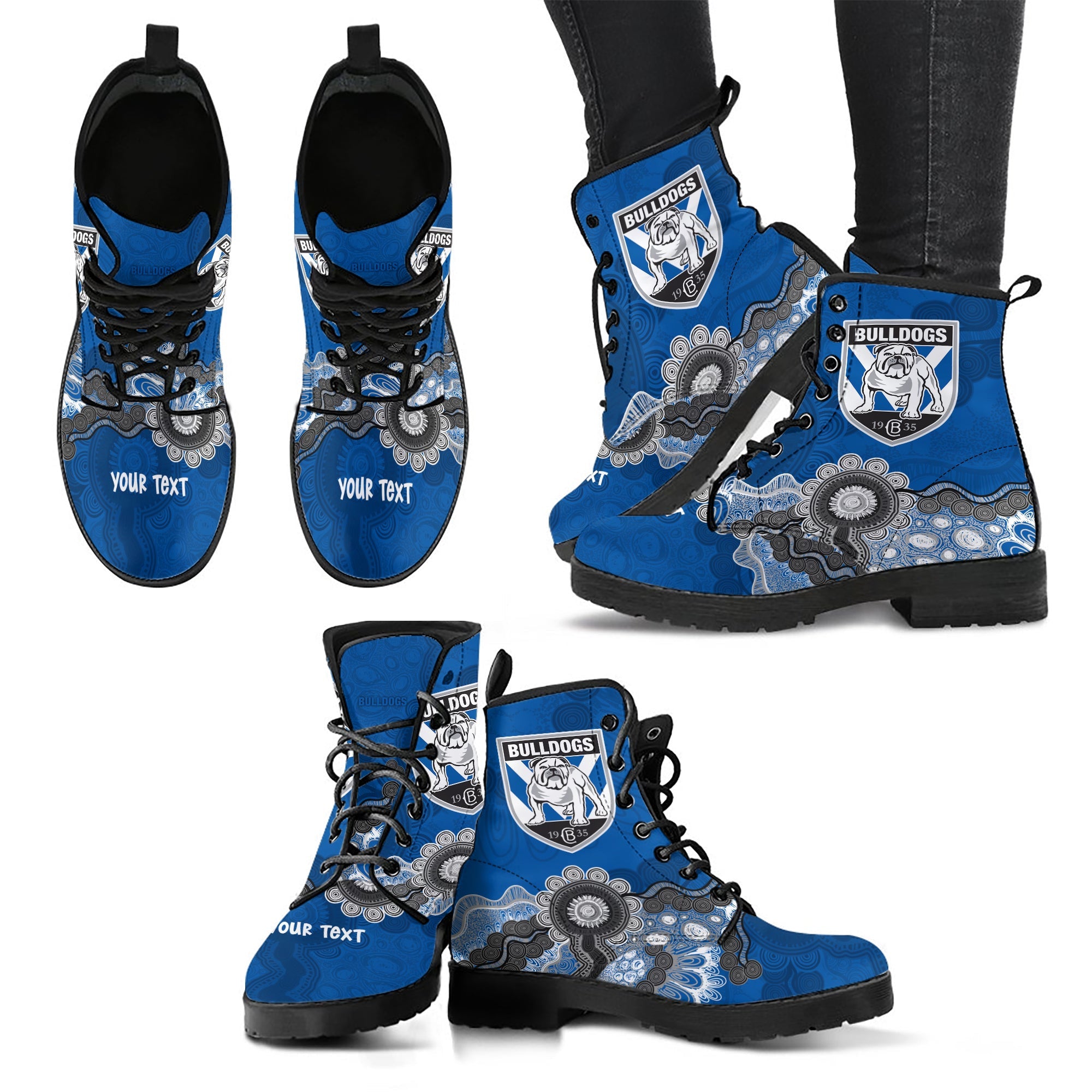 canterbury-bankstown-bulldogs-aboriginal-leather-boots-indigenous-style-nrl