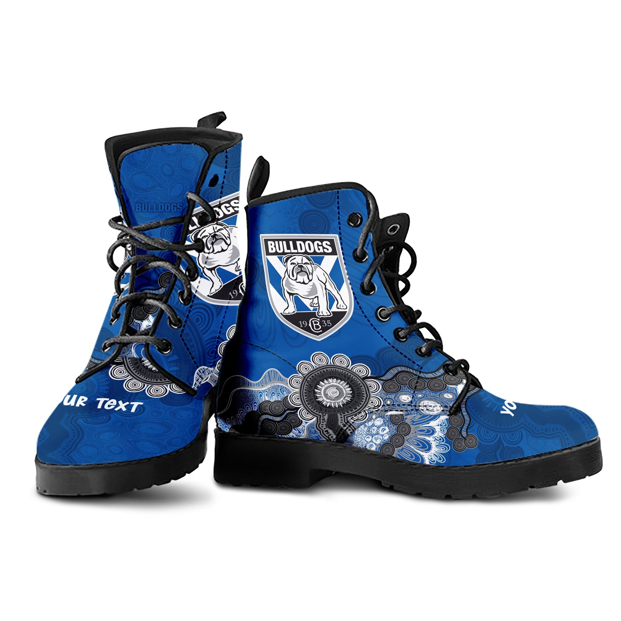 canterbury-bankstown-bulldogs-aboriginal-leather-boots-indigenous-style-nrl