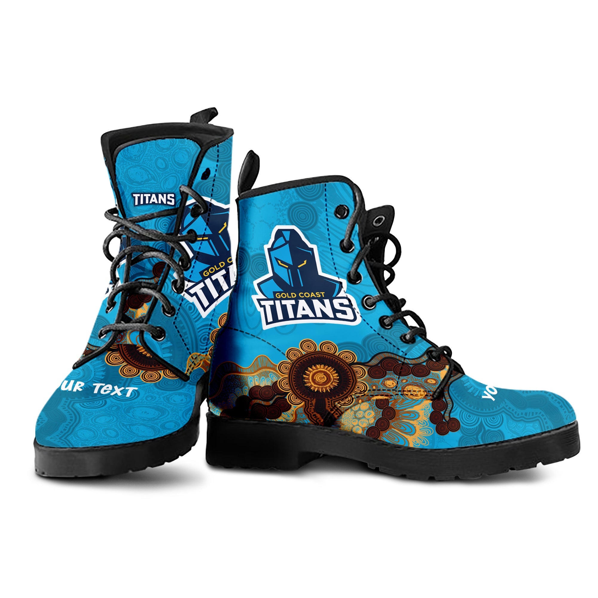 gold-coast-titans-aboriginal-leather-boots-indigenous-style-nrl