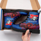 newcastle-knights-aboriginal-leather-boots-indigenous-style-nrl