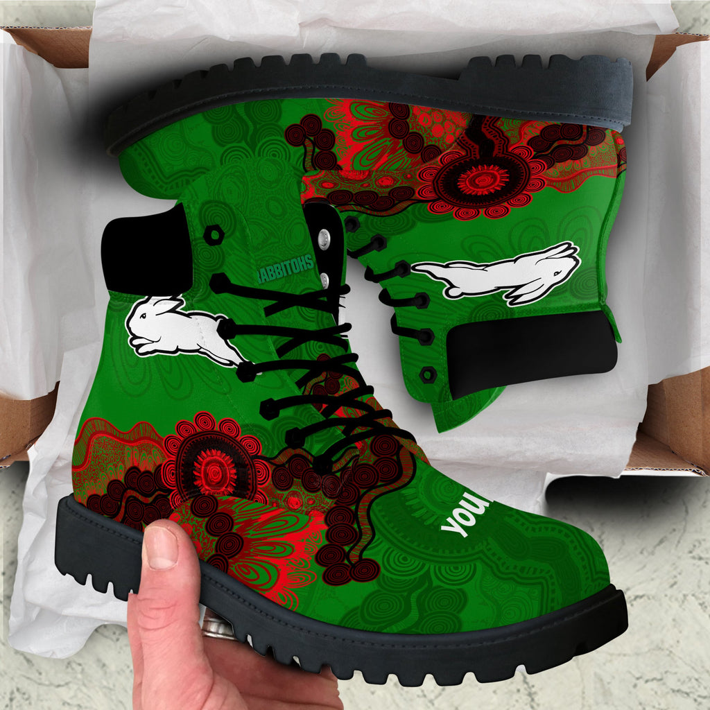 south-sydney-rabbitohs-aboriginal-all-season-boots-indigenous-style-nrl