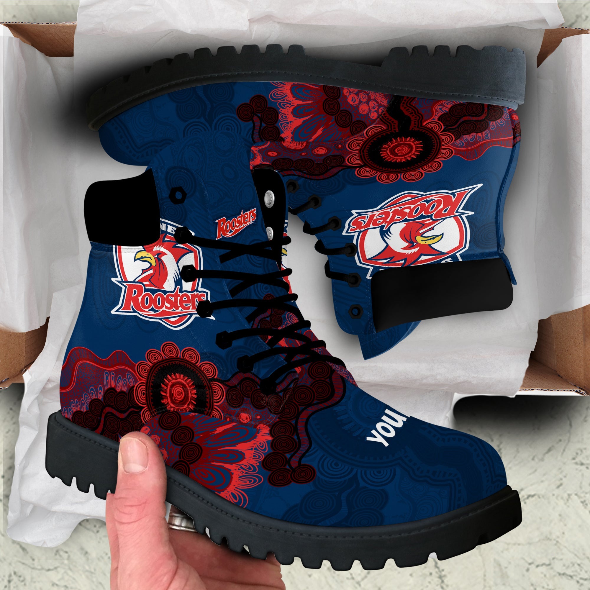 sydney-roosters-aboriginal-all-season-boots-indigenous-style-nrl