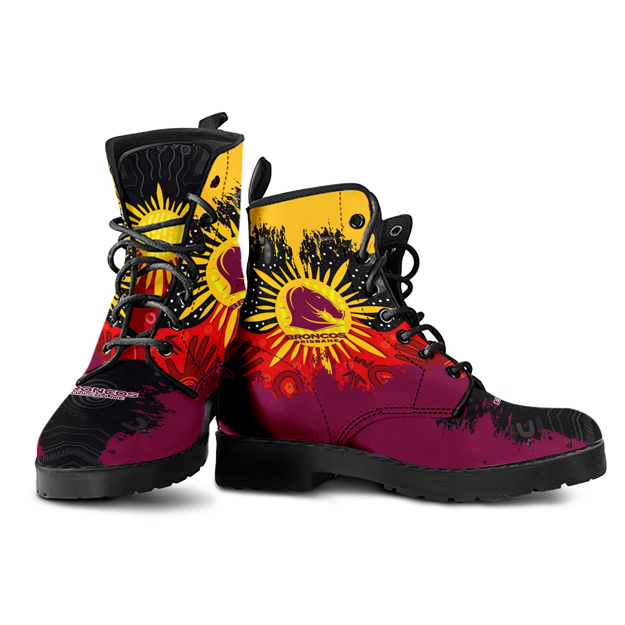 brisbane-broncos-leather-boots-australian-aboriginal-flag-sun-painting-art-brush-nrl