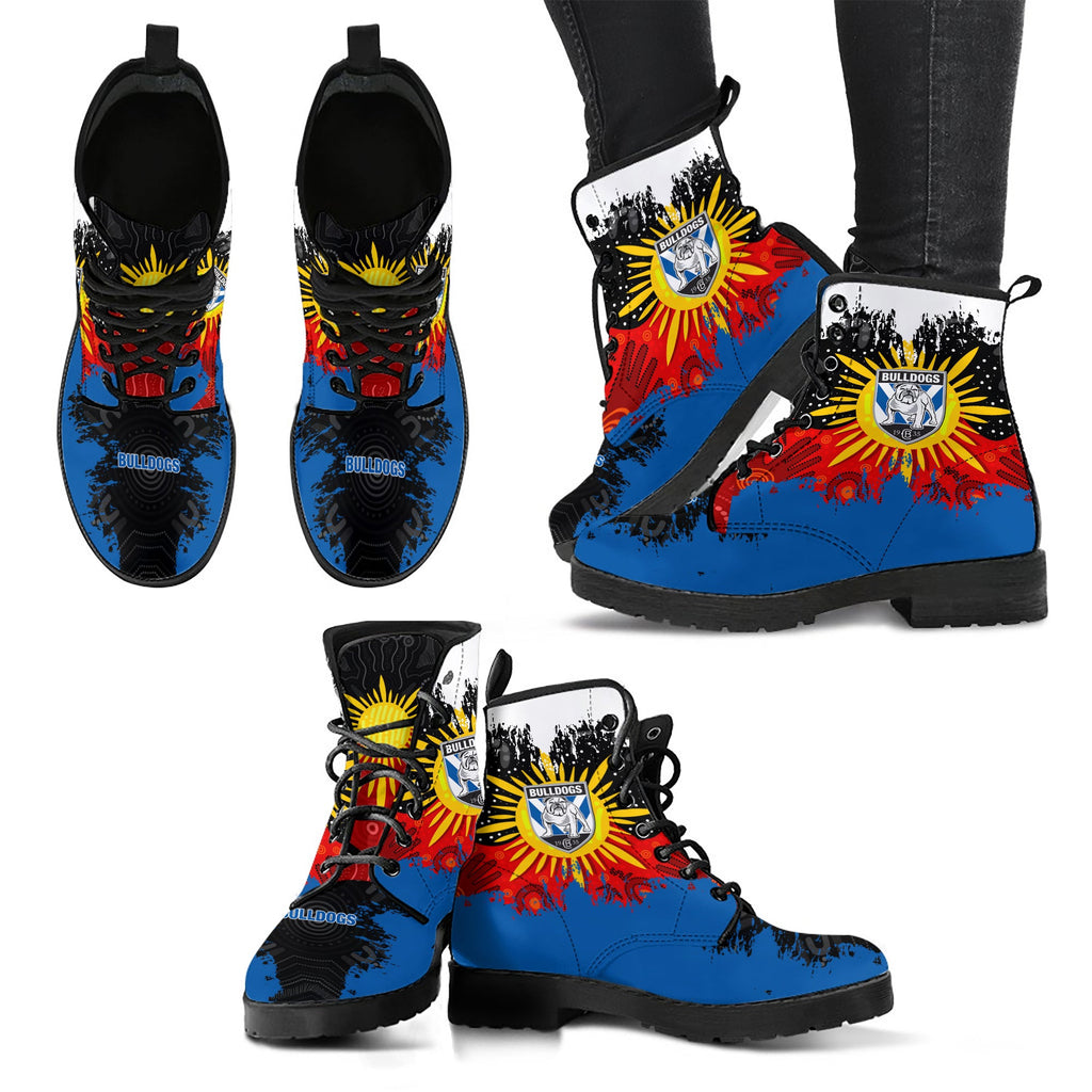 canterbury-bankstown-bulldogs-leather-boots-australian-aboriginal-flag-sun-painting-art-brush-nrl