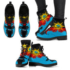 cronulla-sutherland-sharks-leather-boots-australian-aboriginal-flag-sun-painting-art-brush-nrl