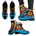 gold-coast-titans-leather-boots-australian-aboriginal-flag-sun-painting-art-brush-nrl