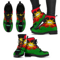 south-sydney-rabbitohs-leather-boots-australian-aboriginal-flag-sun-painting-art-brush-nrl