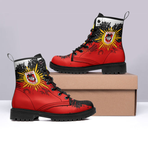 st-george-illawarra-dragons-leather-boots-australian-aboriginal-flag-sun-painting-art-brush-nrl