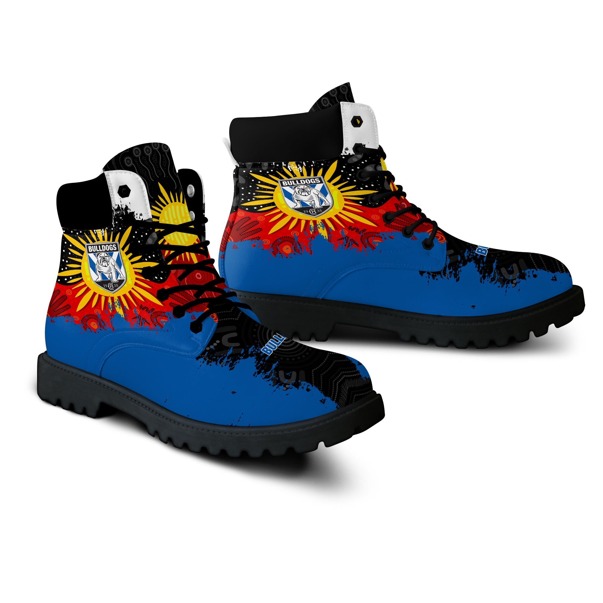 canterbury-bankstown-bulldogs-all-season-boots-australian-aboriginal-flag-sun-painting-art-brush-nrl