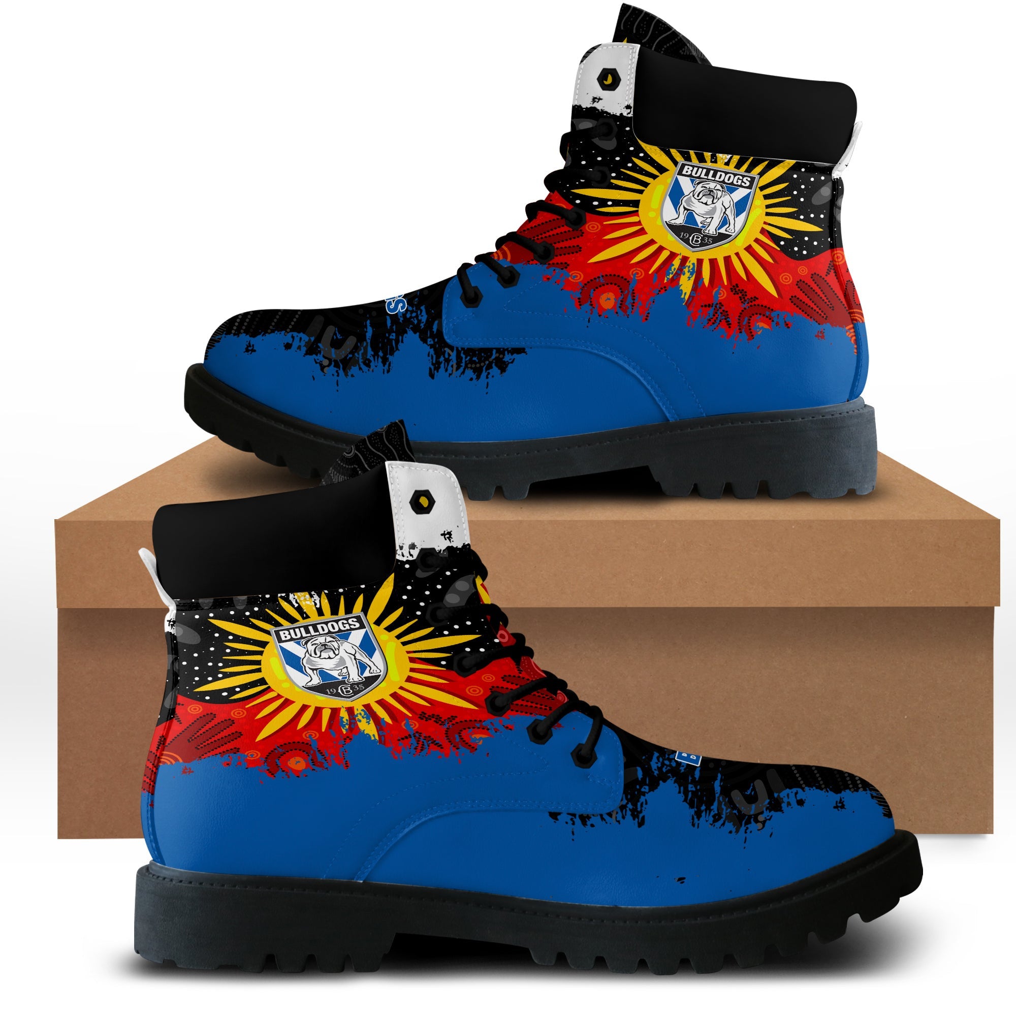 canterbury-bankstown-bulldogs-all-season-boots-australian-aboriginal-flag-sun-painting-art-brush-nrl