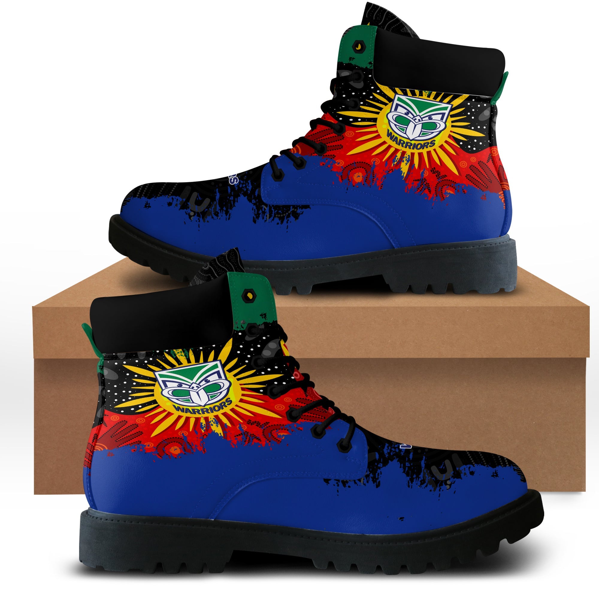new-zealand-warriors-all-season-boots-australian-aboriginal-flag-sun-painting-art-brush-nrl