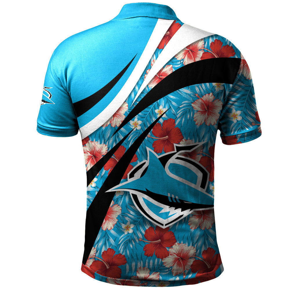 cronulla-sutherland-sharks-polo-hibiscus-sport-style-nrl