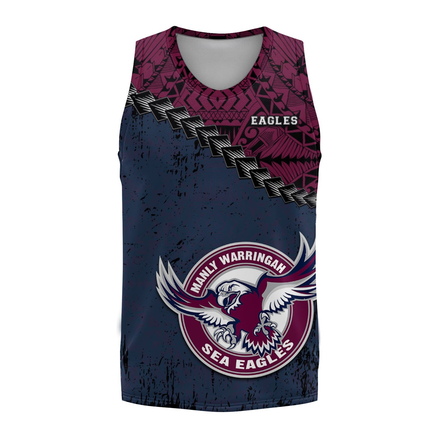 manly-warringah-sea-eagles-basketball-jersey-grunge-polynesian-tattoo-nrl