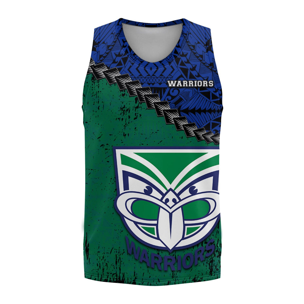 new-zealand-warriors-basketball-jersey-grunge-polynesian-tattoo-nrl