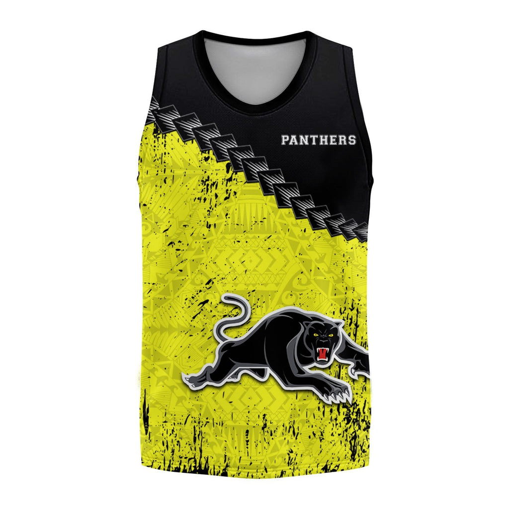 penrith-panthers-basketball-jersey-grunge-polynesian-tattoo-nrl