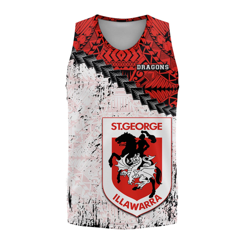 st-george-illawarra-dragons-basketball-jersey-grunge-polynesian-tattoo-nrl