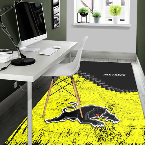 penrith-panthers-area-rugs-grunge-polynesian-tattoo-nrl