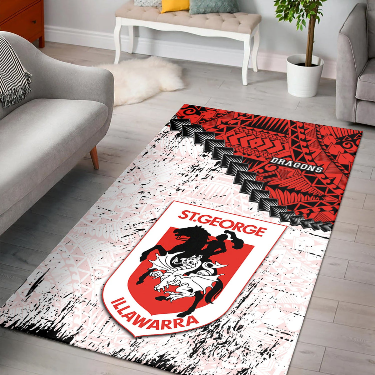st-george-illawarra-dragons-area-rugs-grunge-polynesian-tattoo-nrl