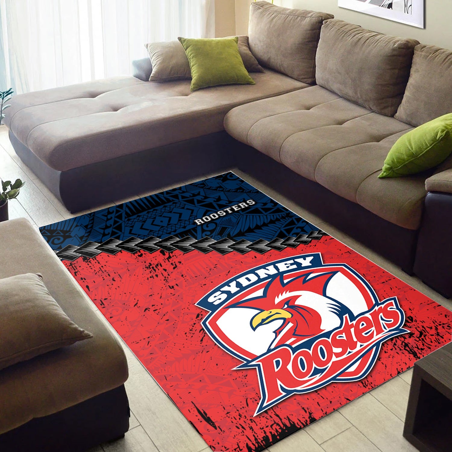 sydney-roosters-area-rugs-grunge-polynesian-tattoo-nrl