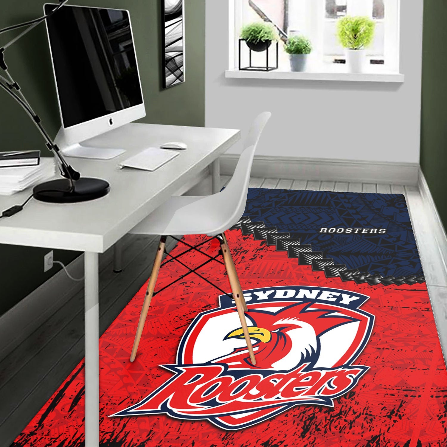 sydney-roosters-area-rugs-grunge-polynesian-tattoo-nrl