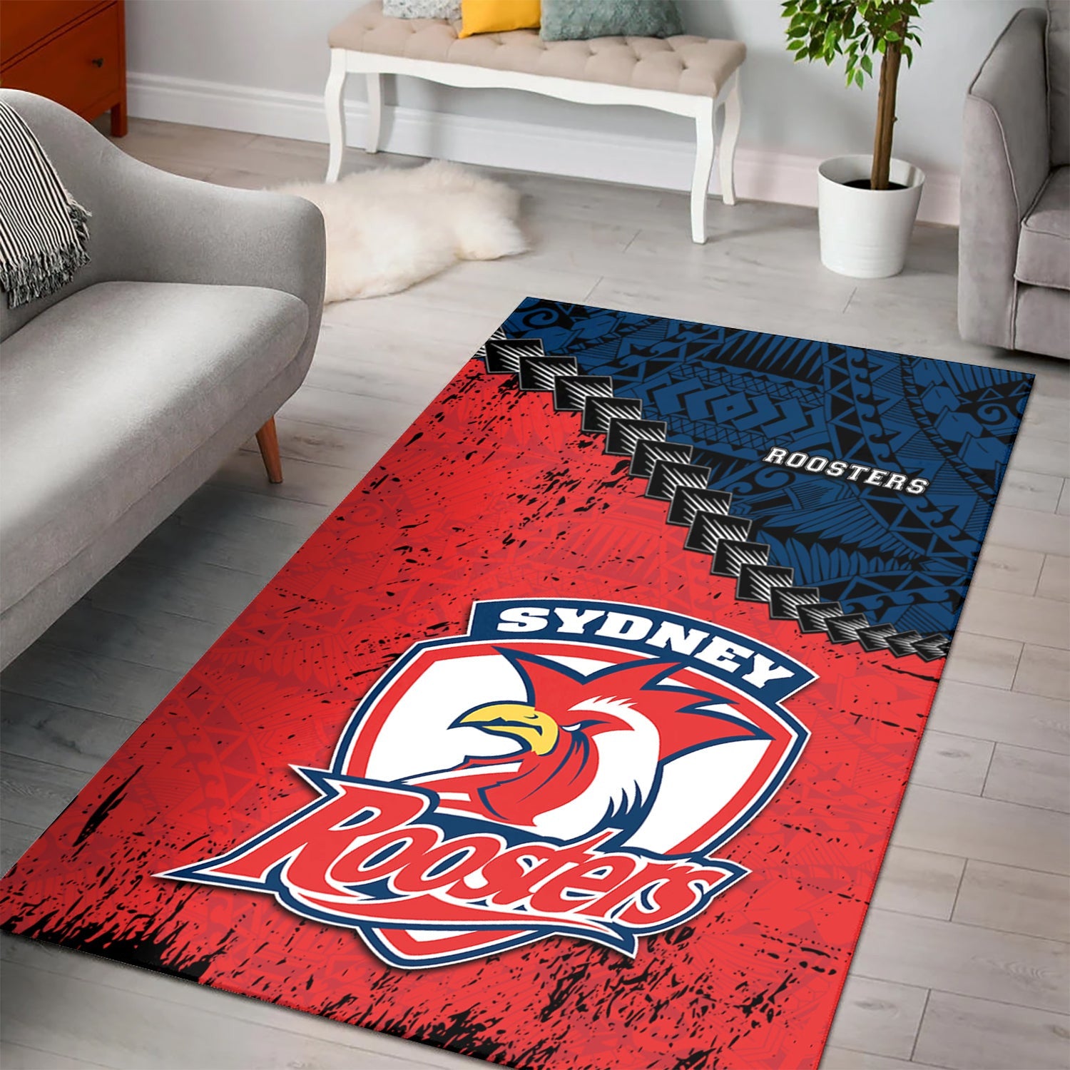 sydney-roosters-area-rugs-grunge-polynesian-tattoo-nrl