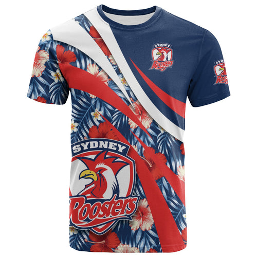 sydney-roosters-t-shirt-hibiscus-sport-style-nrl