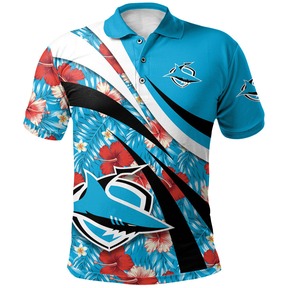 cronulla-sutherland-sharks-polo-hibiscus-sport-style-nrl