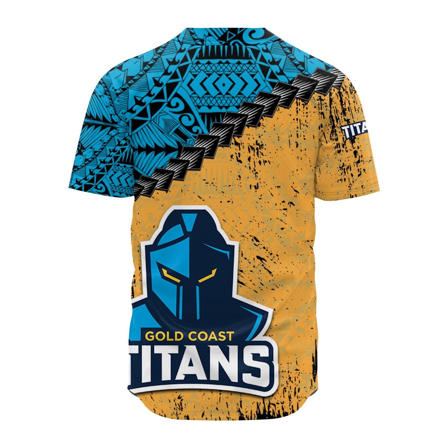 gold-coast-titans-baseball-jersey-grunge-polynesian-tattoo-nrl