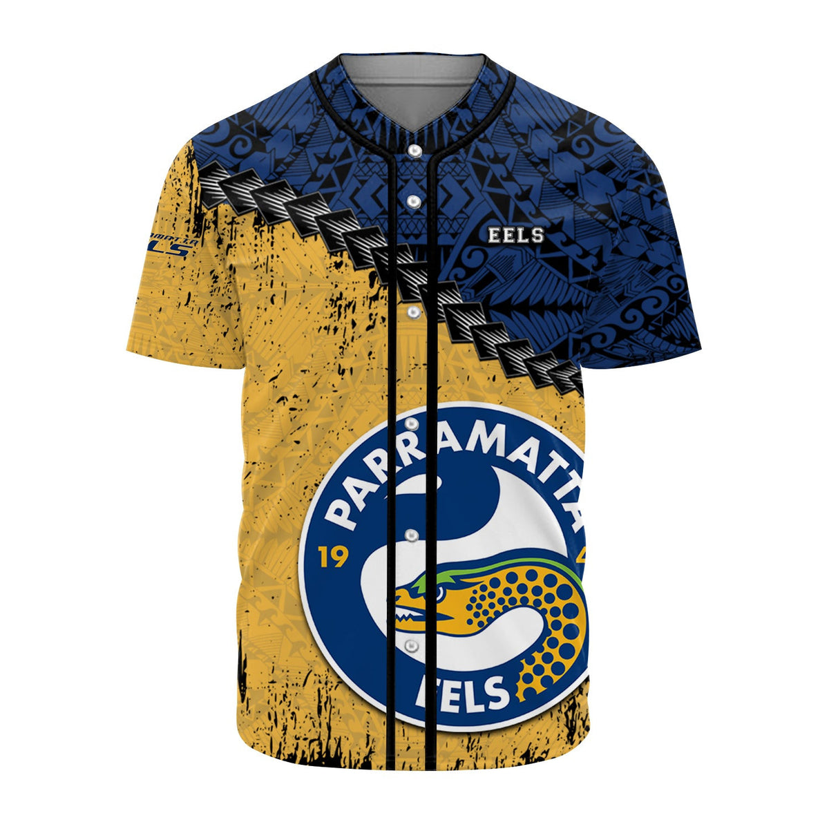 parramatta-eels-baseball-jersey-grunge-polynesian-tattoo-nrl
