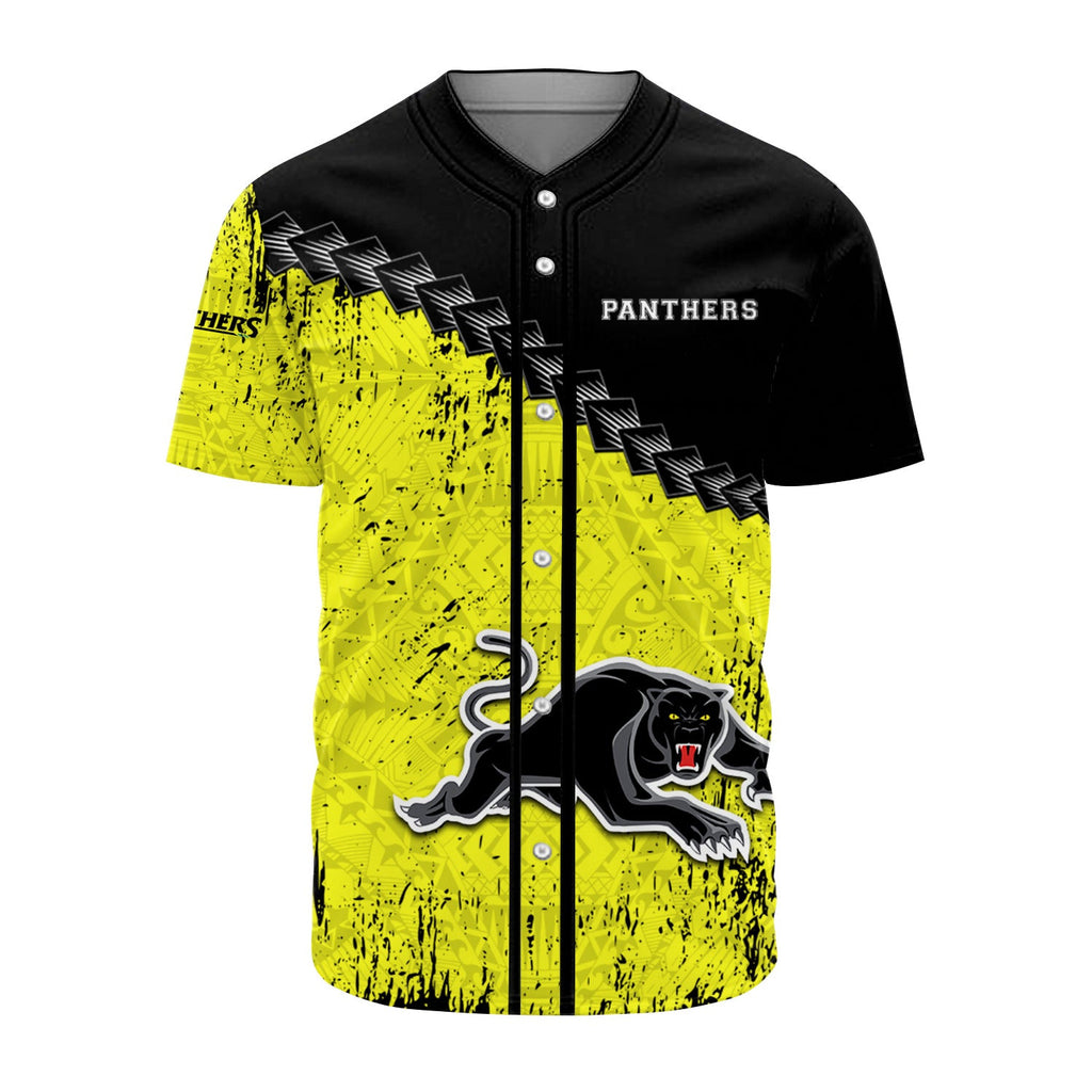 penrith-panthers-baseball-jersey-grunge-polynesian-tattoo-nrl