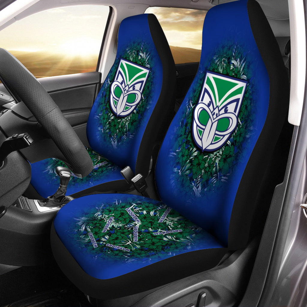 new-zealand-warriors-car-seat-covers-polynesian-hibiscus-tropical-vintage-nrl