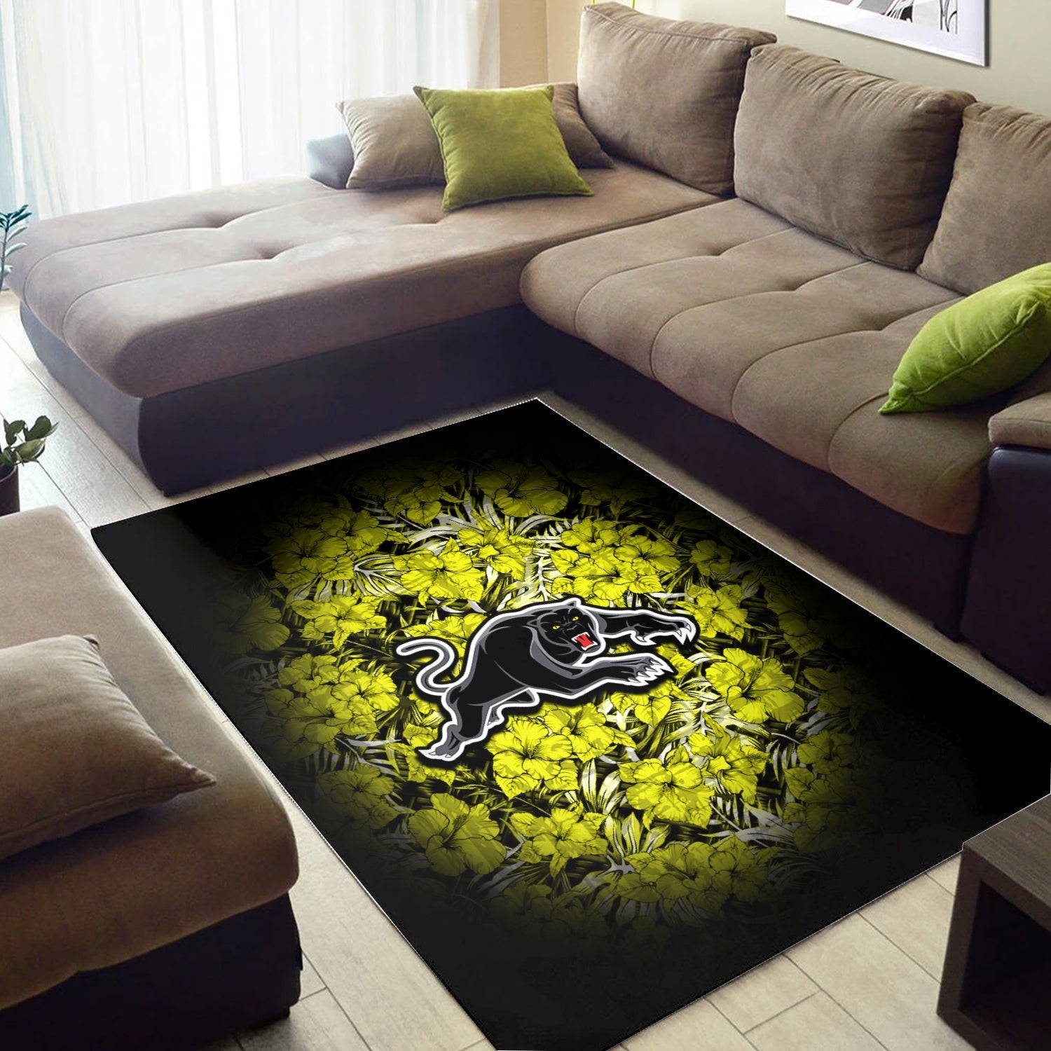 penrith-panthers-rug-polynesian-hibiscus-tropical-vintage-nrl