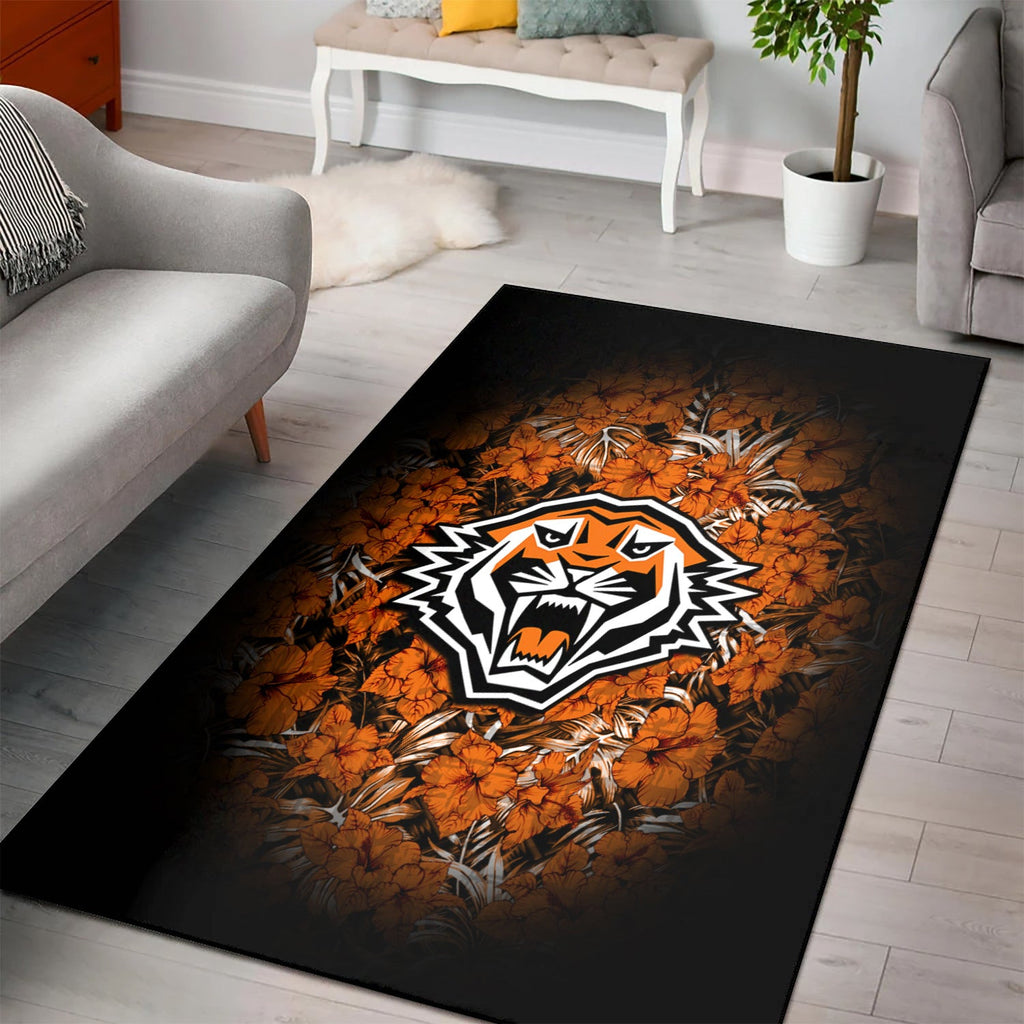 wests-tigers-rug-polynesian-hibiscus-tropical-vintage-nrl