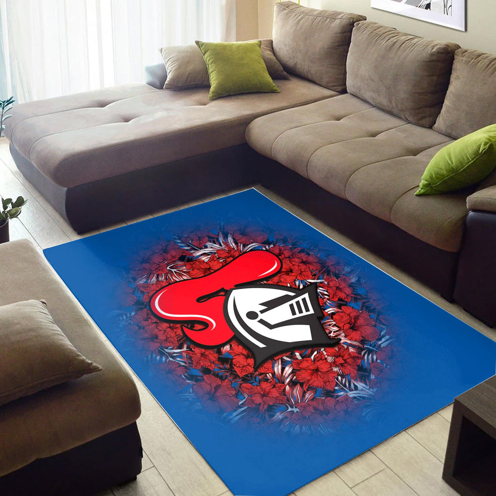 newcastle-knights-rug-polynesian-hibiscus-tropical-vintage-nrl