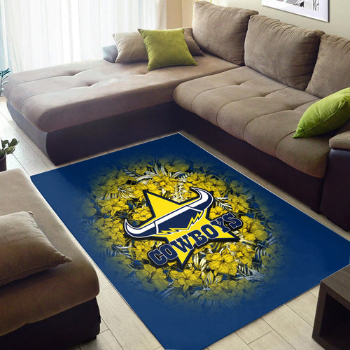 north-queensland-cowboys-rug-polynesian-hibiscus-tropical-vintage-nrl
