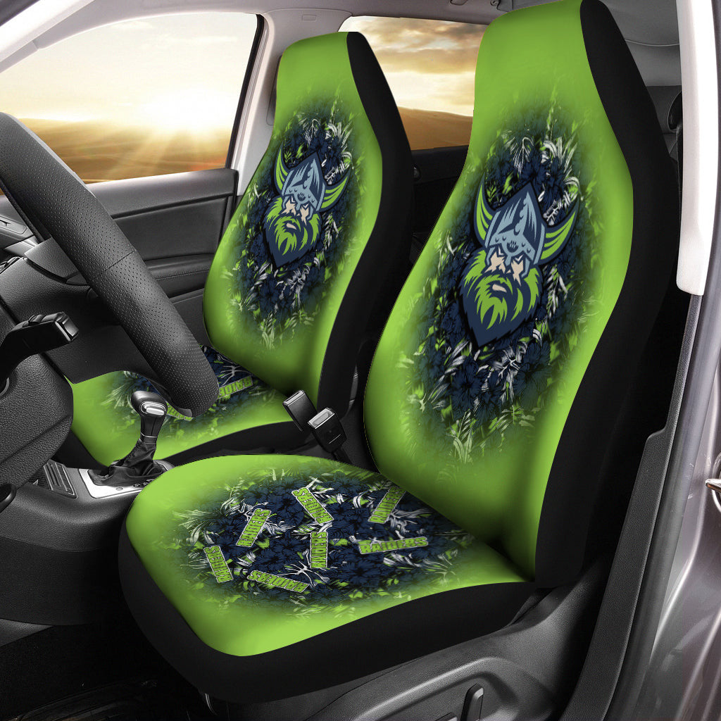 canberra-raiders-car-seat-covers-polynesian-hibiscus-tropical-vintage-nrl