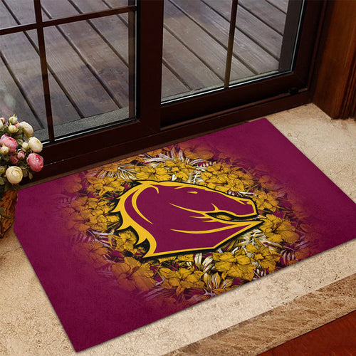brisbane-broncos-doormat-polynesian-hibiscus-tropical-vintage-nrl