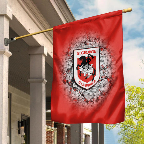st-george-illawarra-dragons-flag-polynesian-hibiscus-tropical-vintage-nrl