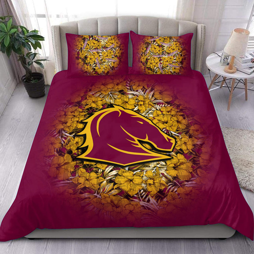 brisbane-broncos-bedding-set-polynesian-hibiscus-tropical-vintage-nrl